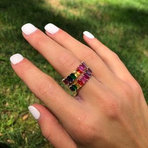 Adinas Jewels Jewelry - Adinas Jewels Rainbow Collection Rings. Adinas Jewels Jewelry - Adinas Jewels Rainbow Collection Rings.